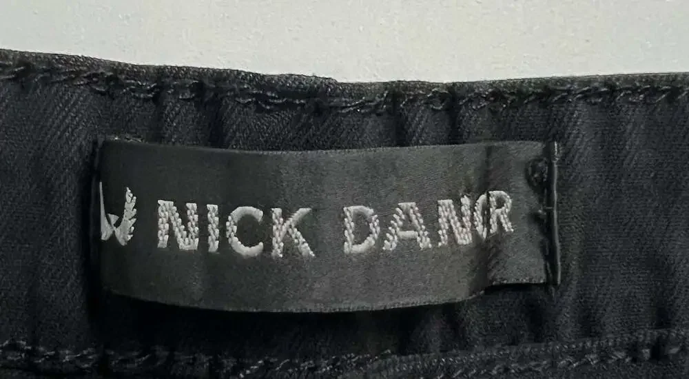 Nick Danger Men's Slim Fit 5-Pocket Stretch Pants Black